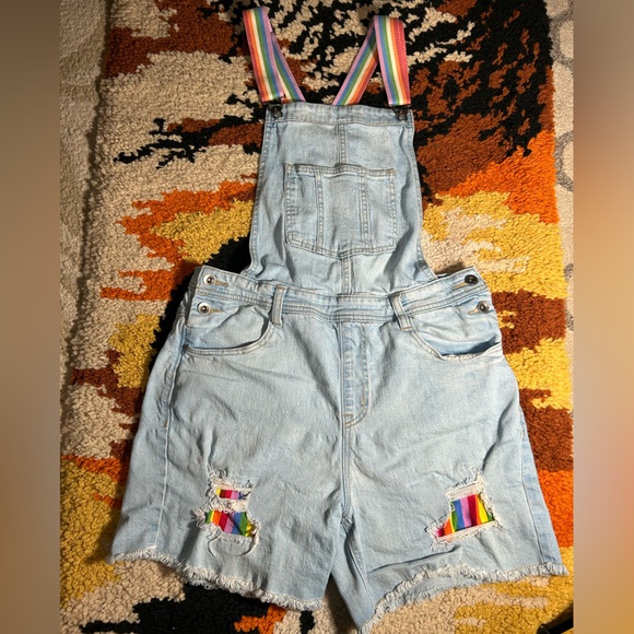TARGET, Take Pride, rainbow strap overalls!! - Picture 2 of 13